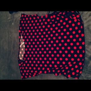 Polka dot blouse